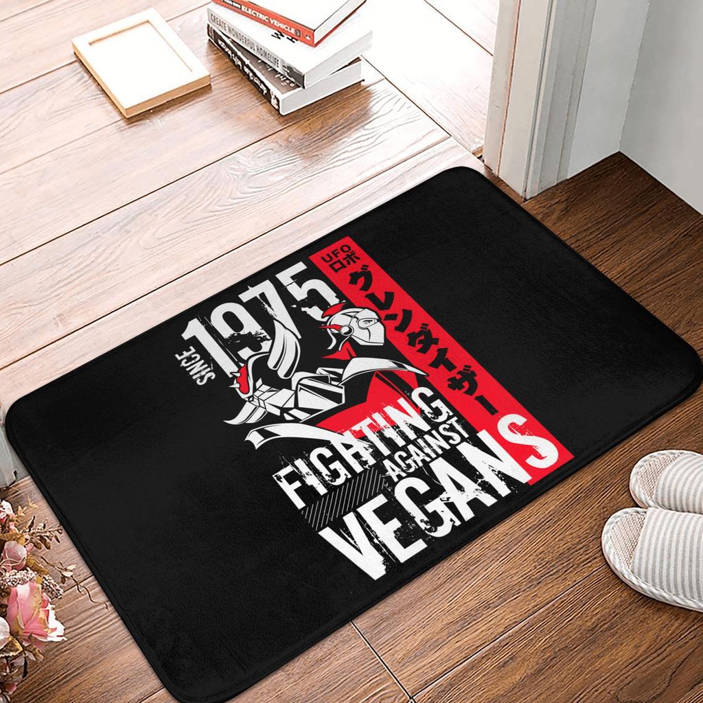 UFO Robot Mazinger Z Front Door Floor Entrance Mats Outdoor Anime Bath Kitchen Doormat Bedroom Carpet Rug
