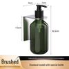 Punch-Free 304 Stainless Steel Wall-Mounted Soap & Sanitizer Dispenser