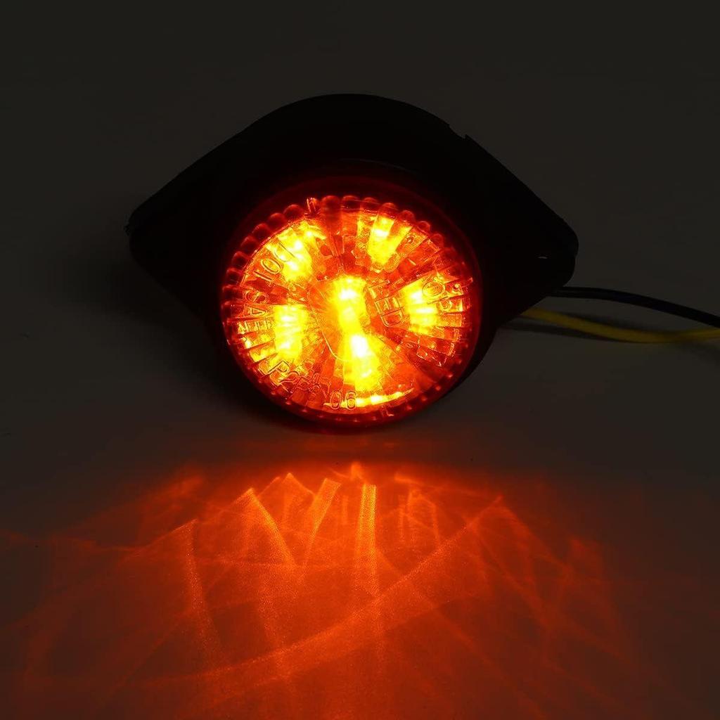 APSMOTIV Pack 10 Led Marker Lights Trailer 24V Trailer Amber Chicken Lights for Semi Trucks Freightliner Cargo Marker Lights Universal Fit