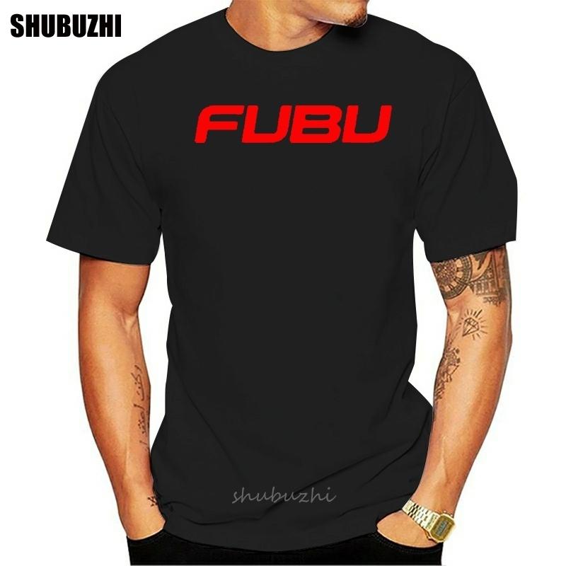 Fubu Logo Printed Graphic Men Casual Short Sleeves Cotton T Shirts Black Size S4XL fashion tshirt men cotton brand teeshirt
