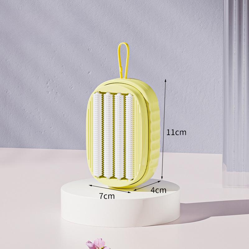 

Выдавливающая Жидкая Щетка для Стирки Бытовая Многофункциональная Мягкая Резиновая Роликовая Щетка для Чистки Нижнего Белья зелёный