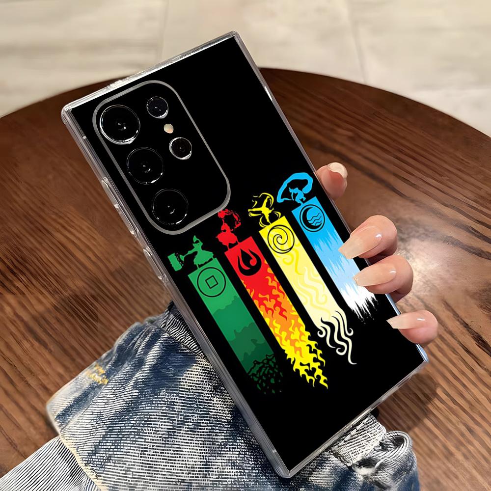 Anime A-avatar Last Airbenders Phone Case For Samsung S26 S25 S24 Ultra S23 Fe S22 S20 S21 Plus Plus 5G Fe Transparent Cover