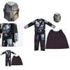 Star Wars Mandalorian Halloween Kostuum Set Voor Jongens; Overall, masker en cape inbegrepen!