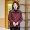 Padded jacket new padded jacket velvet lapel women's clothing autumn and winter short jacket warm padded jacket