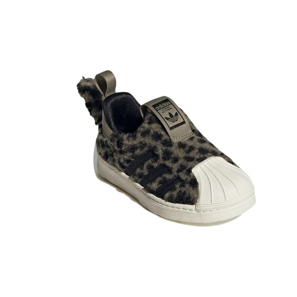 adidas Originals Superstar 360 Comode Versatili Scarpe Basse da Passeggio Scarpe da Bambino Verde Nero Stampa Leopardo GY9174