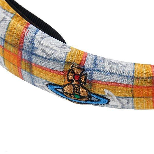 Vivienne Westwood Orb Logo Embroidered Hairband 81020022 W0167 E401