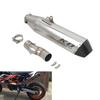 Motorcycle Exhaust System Muffler Tail Pipe Mid Link Carbon Fiber Left Escape Modified For Duke 690 Enduro R 690 SMC R 2008-2018