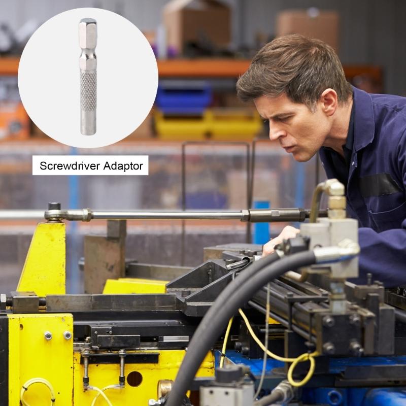 6.35mm 1/4" Insert Bit adapter to 4mm Bit Hex Holder Screwdriver Bit Adapter Manual/Electric Screw Driver Bit Adapter