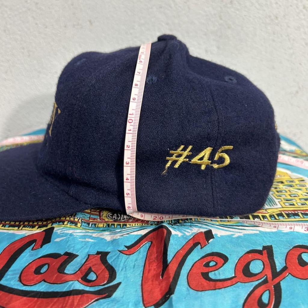 [USED] OLD Wool Baseball Cap 90s 00s Y2K Corporate Logo