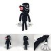 Siren Head Series Black Dog Plush Toy Crooked Neck Horror Stuffed Doll 30cm/11.8inch Height