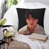 JINU Saja Boys Kpop Demon Hunters Poster Pillowcase Soft Cushion Cover Decor Throw Pillow Case Cover Chair Square 45*45cm
