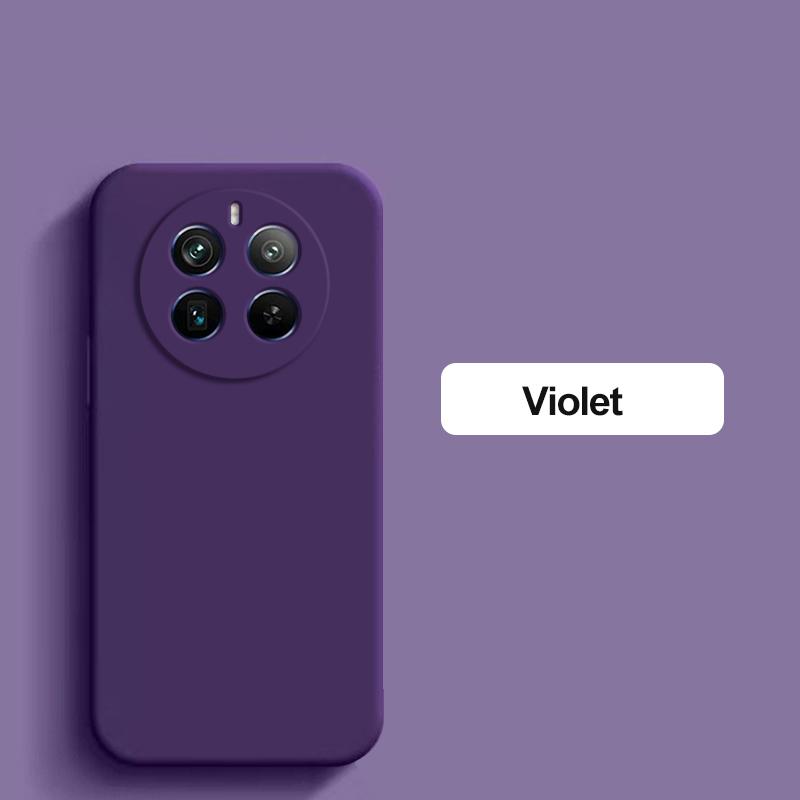 

Для Чехол Для Realme 12 Pro Plus Чехол Квадратный Жидкий Силиконовый Чехол Для Телефона Realme 12 Realme12 Pro+ Pro Plus Противоударный Мягкий Чехол For Realme12ProPlus фиолетовый