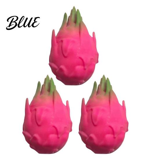 Fruit Stress Ball 1/2/3Pcs Simulation Dragon Squeeze Toy Relief Dragonfruit Soft Decompression Shape Sensory Fidget