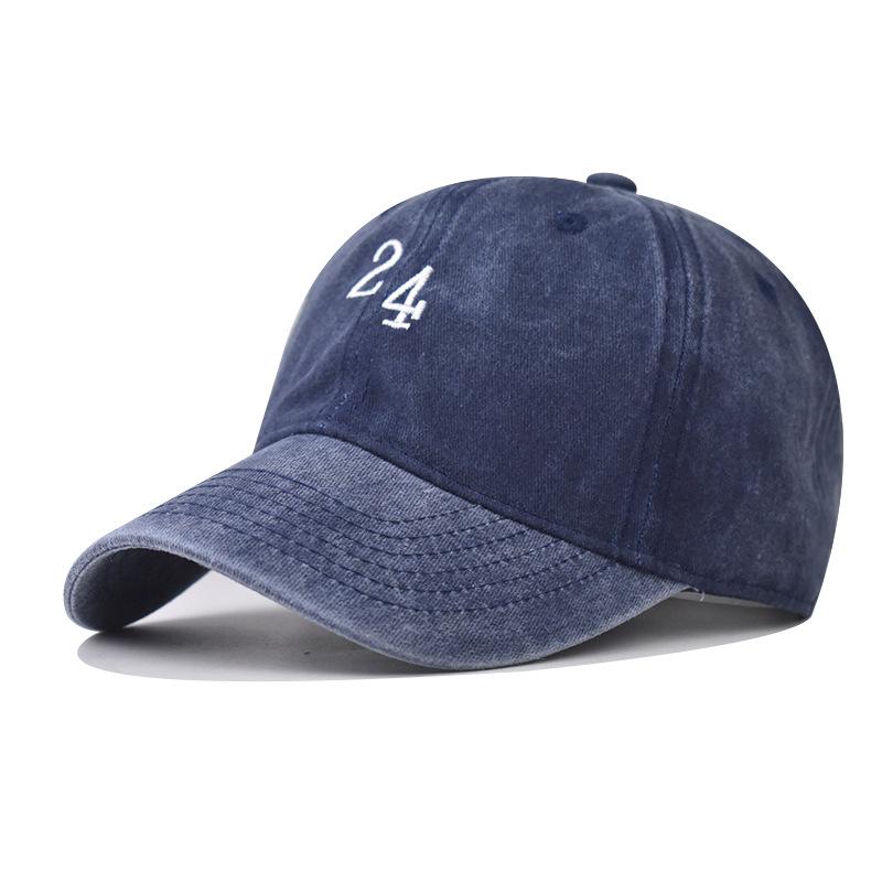 Baseball Cap washing Retro Number Pattern Snapback Hat Outdoor Sun hat Autumn baseball cap Hip Hop Fitted Cap Adjustable