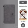 A6 Retro Travel Journal with Strap & Check-in Stamp - Customizable Logo Notebook