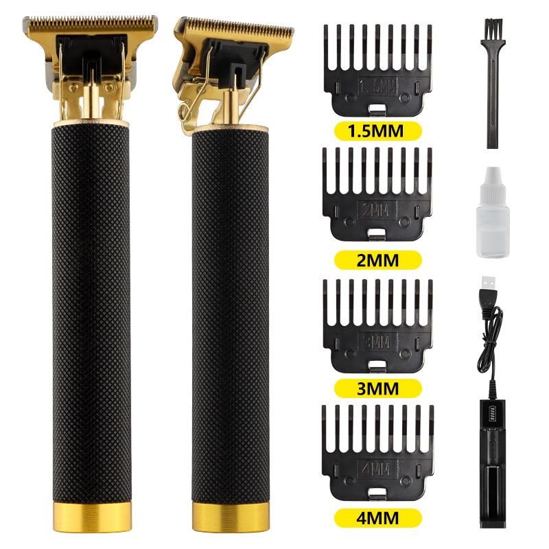 

New hair clipper oil head electric clippers LCD digital display hair clipper hair salon bald head trimming nicks carving electric clippers