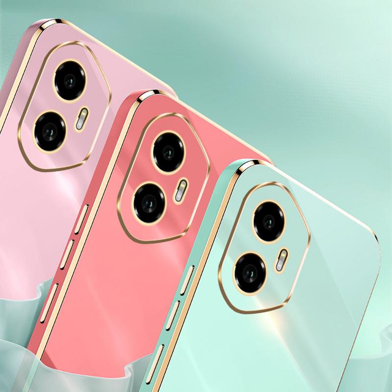 XINLI For Honor 300 Case TPU Phone Cover with Electroplating Frame
