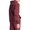 adidas Letter Logo Hooded Fleece Lined Casual Long Sleeved American Sweatshirt Men's Burgundy IN0626