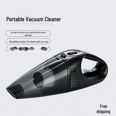 Portable High-Power Car Vacuum Cleaner for Dry and Wet Cleaning