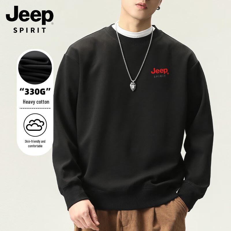 

JEEP SPIRIT Men s Printed Crew Neck Sweatshirt XL
