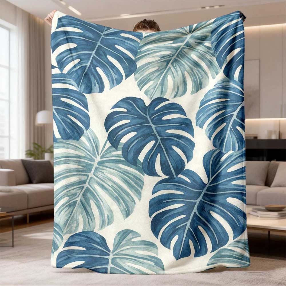 1Pc  Vintage Paw Print Patchwork Fleece Blanket Live Love Bark Stay Pawsitive Dog Lover Throw Blanket For Home Couch Bed