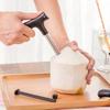 Stainless Steel Coconut Opener Plastic Handle Coconut Opening Tool Easy and Fast   Cooking