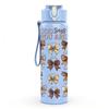 1PC God Is Good Butterfly Faith Print 750ml Color Plastic Sports Water Bottle Leakproof Flip Straw Lid Suitable for Sports Office Home Use