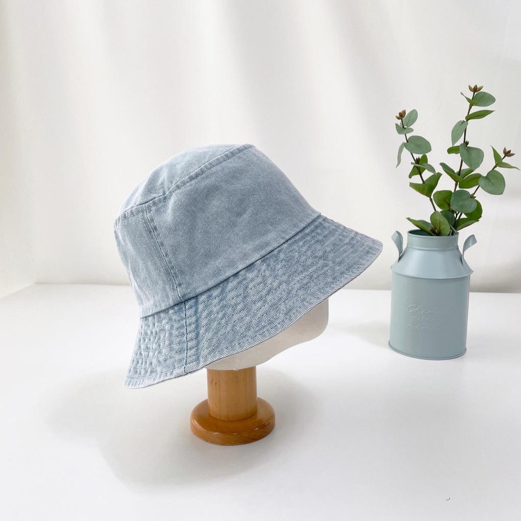 Women's and Men's Denim Plain Washed Bucket Hat
