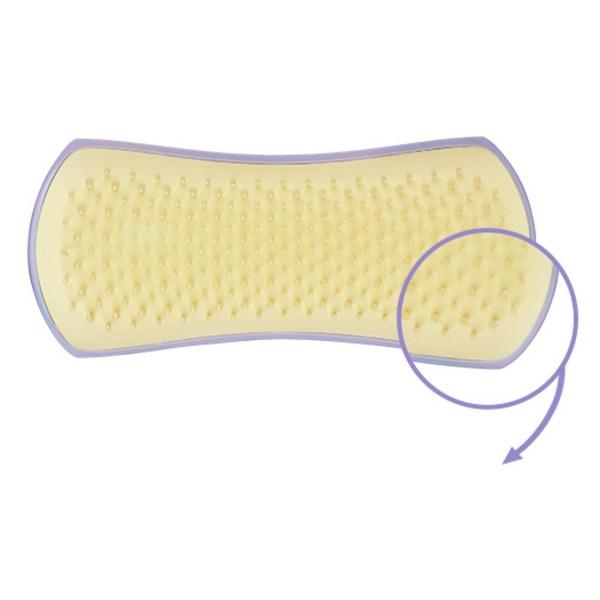 Pettizer Pet Small Detangling Brush, Lilac Butter, 1 Piece, Korean Pet Shampoo