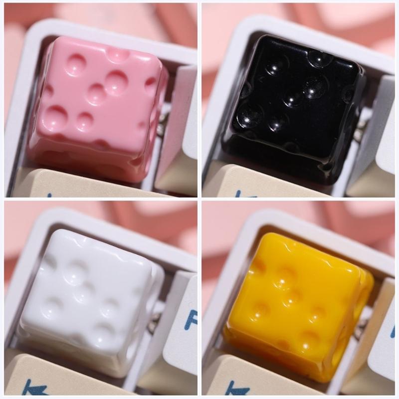 ESC Cheese Keycap Durability Resin Construction for Mechancial Keyboards Accessory ESC Keycap 1PC