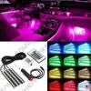 RGB-LED Car Interior Accessories Floor Decorative Atmosphere Strip Lamp Lights