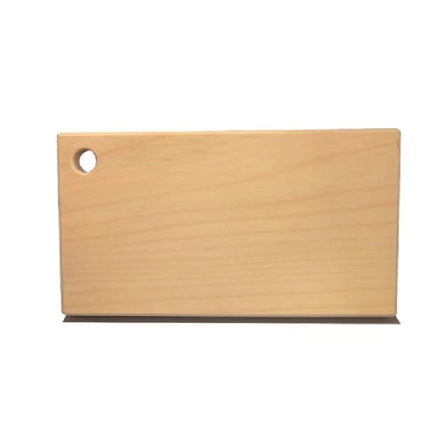 Katajiya Wooden Chopping Board, Ginkgo, Natural Wood, Solid Piece, Small Size [300 x 162-165mm, Thickness 23mm] - Re-sharpening Service Available