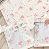 50pcs 12×17cm Pink Bowknot Heart Paper Bags Cute Photo Cards Jewelry Packaging For Handmade Crafts Gift Wrapping Storage Pouches