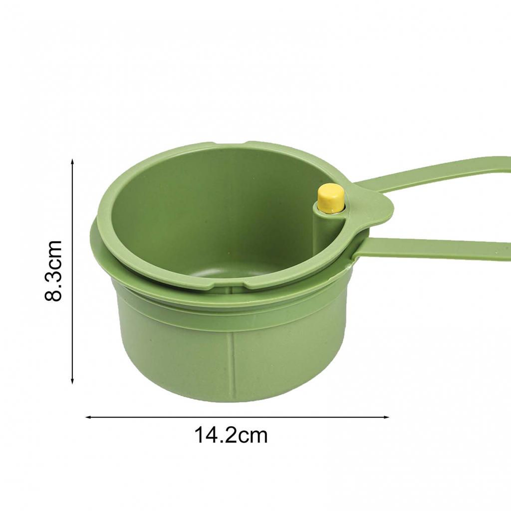 Multi Use Sink Hanging Strainer Basket with Detachable Bottom Cover and Filter