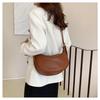 Soft Faux Leather Crescent Moon Bag for Women, Trendy 2026 Minimalist Shoulder Crossbody Purse, Korean Style Fashion Handbag