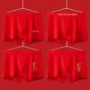"New Autumn/Winter Men's Pure Cotton Boxer Briefs In Bright Red for Birth Year Boys - Ideal for Weddings and Teens"