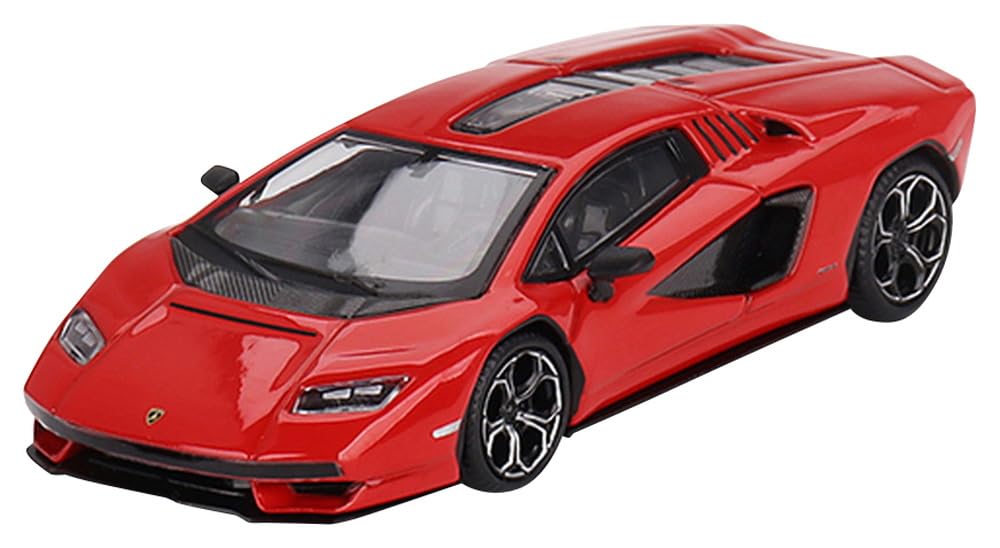 MINI GT Lamborghini Countach LPI Rosso Mars Finished Model 1/64 800-4 (Left-hand drive)