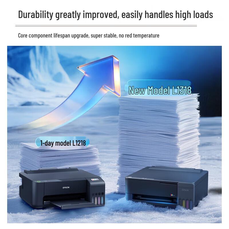 EPSON L1318 Wireless A4 Color Multifunction Ink Tank Printer CN plug (adapter included)