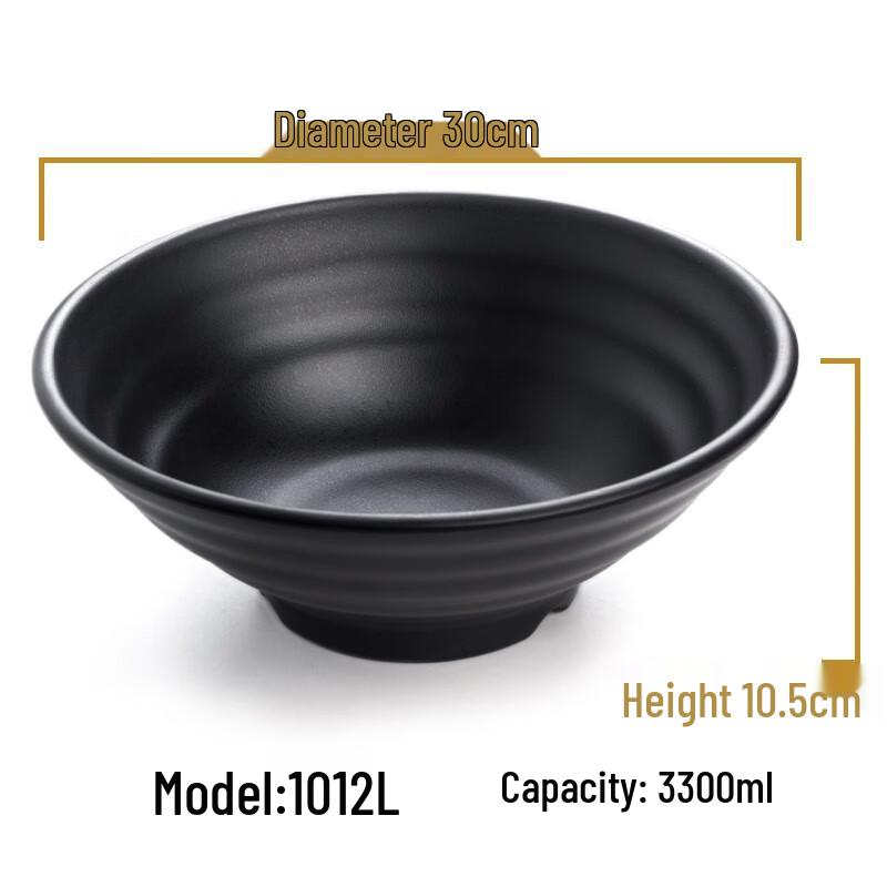 

Japanese Style Black Melamine Bowl