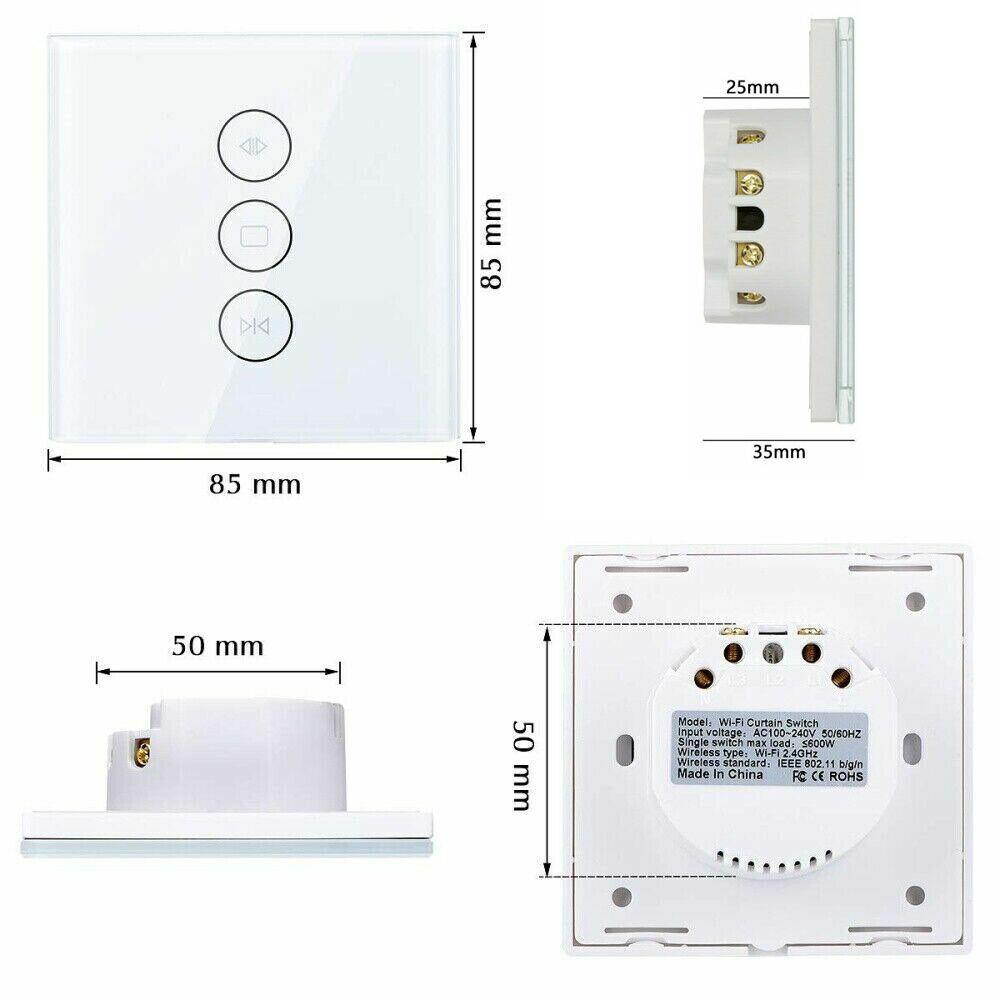 WiFi Smart Rollladenschalter-Fernbedienung für Alexa Echo und Google Home