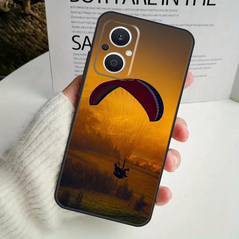 Paragliding Sport Case For OPPO Reno 12F 13F 14F 10 11 12 13 14 Pro 8T 7 8 Lite OPPO Find X6 X5 X8 X9 Pro Cover