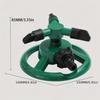 Garden 360 Degree Rotating Automatic Sprinkler Nozzle Lawn Watering Sprayer Cooling Tool Plant Yard Irrigation Water Sprayer