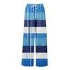 Women Summer Boho Palazzo Pants High Waist Wide Leg Floral Printing Casual Trousers With Pockets