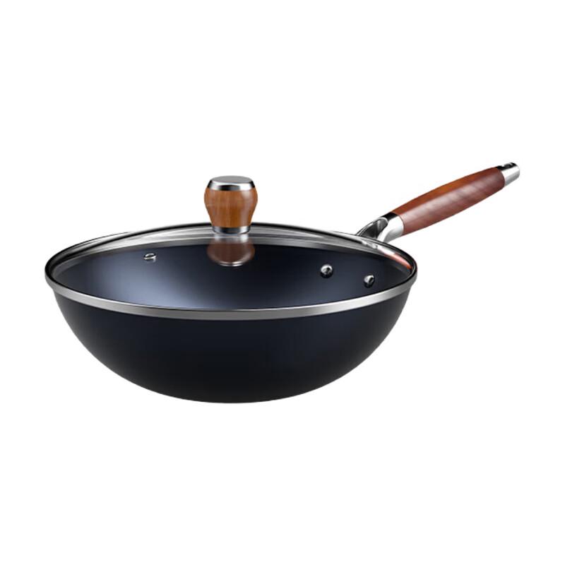 New Site 30CM Deep Nitrided Fine Iron Wok