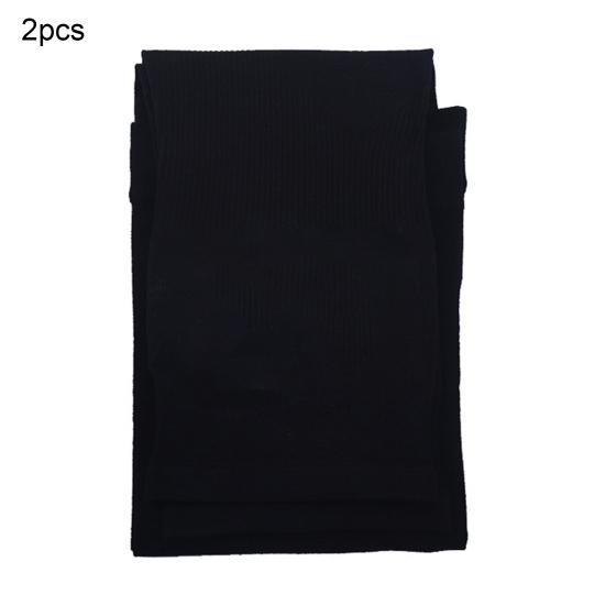 

1 пара ледяного чехла, высокоэластичный стильный акриловый чехол для солнцезащитного крема, длинный охлаждающий рукав для лета чёрный