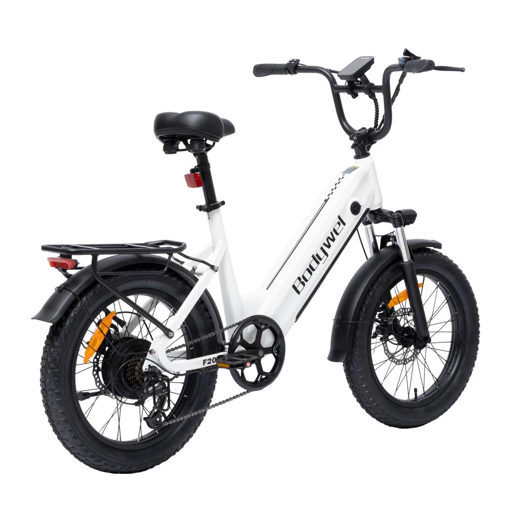 20 Inch Snow Mountian Electric Bicycle Bodywel F20 All-Terrain E-Bike  48V15Ah Battery 500W Motor 20 Inch Fat Tires 120KG Load Electric Bike