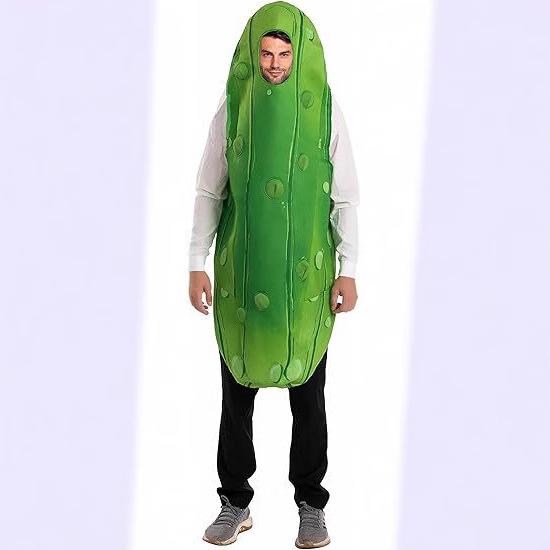 Unisex Adult Halloween Kimchi Jumpsuit Costume - Fun Fruit Role-Playing Outfit for Men & Women