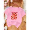 European Sizes Tomato Girl Summer Short-Sleeve T-Shirt, Breathable, Comfortable, and Stylish Printed Top