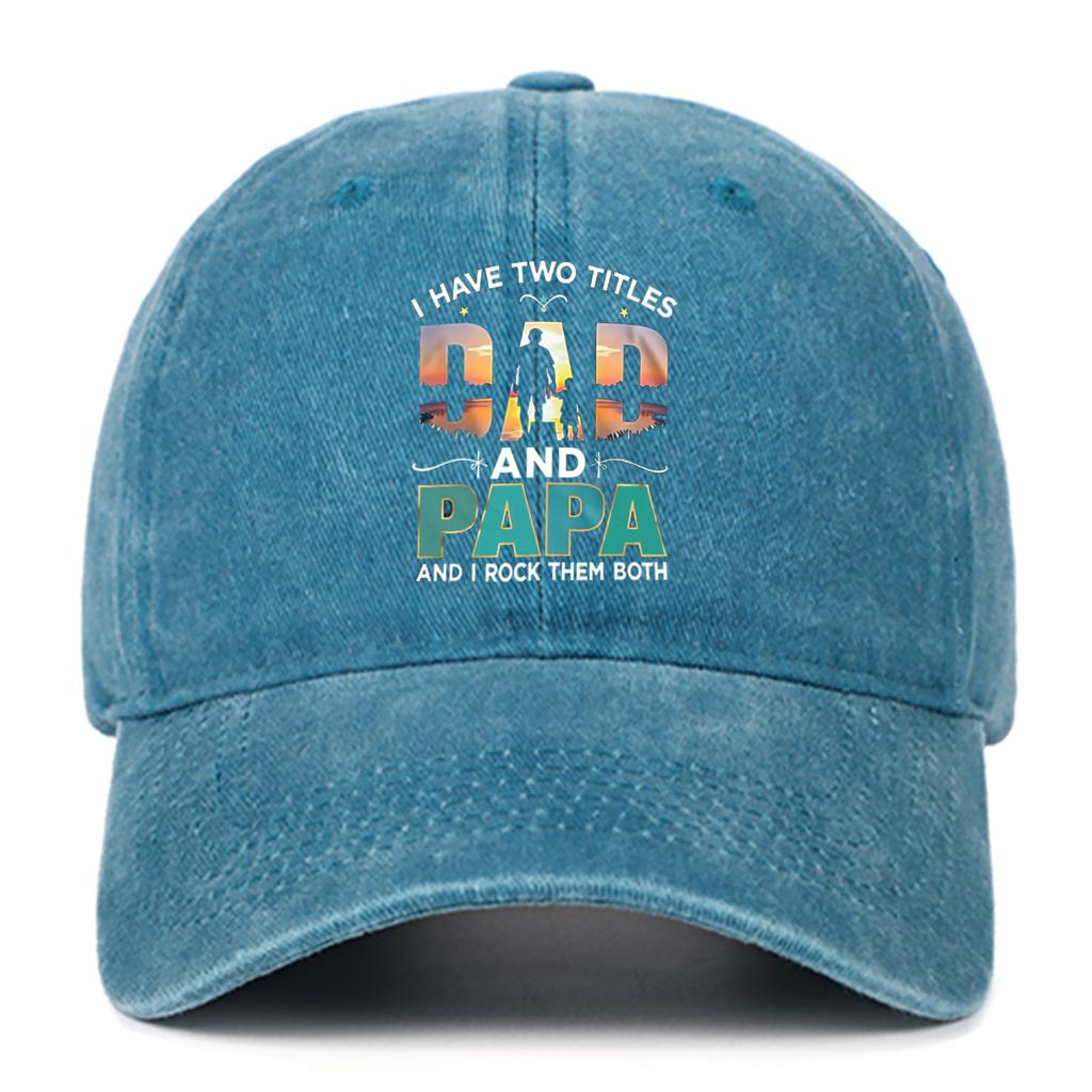 Adjustable DAD Personalized Printed Baseball Hat Street Casual Style Outdoor Sunscreen Hat Breathable and Comfortable