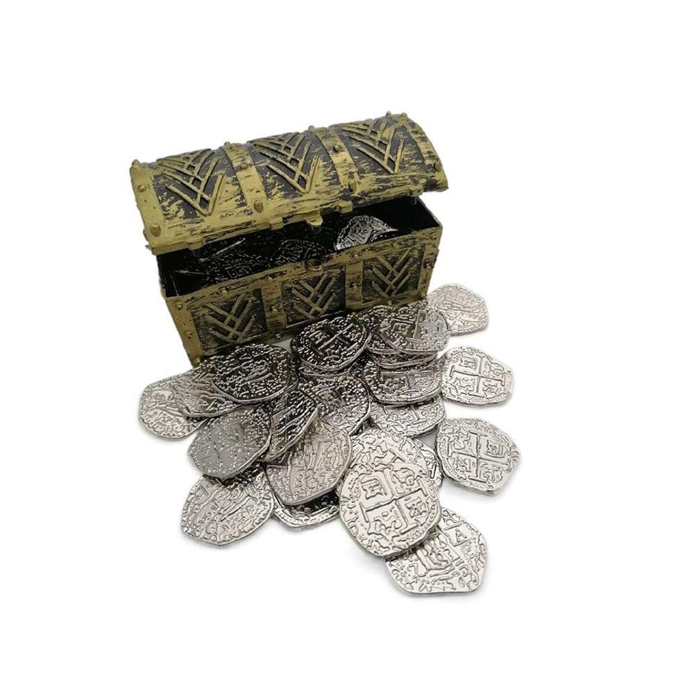Simulated Caribbean Pirates Coin Electroplated Pirate Coins Game Coin Coins Prop  Friends